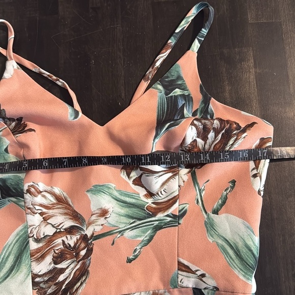 PatBo Revolve Tropical Resortwear Jumpsuit Made in Brazil Size 8 - Picture 8 of 10